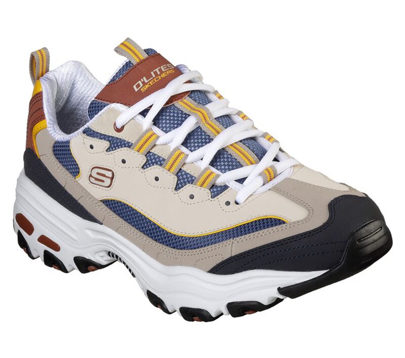 Skechers Herr Bruna Sneakers - D'lites - Sverige (LRTDV-2607)
